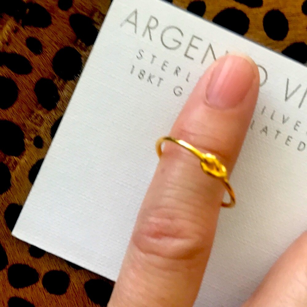 NWT Knot Gold Tone Ring